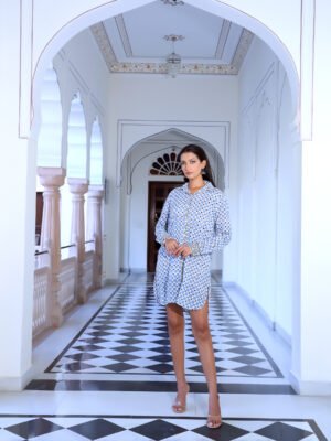 Sky Serenity Kurta