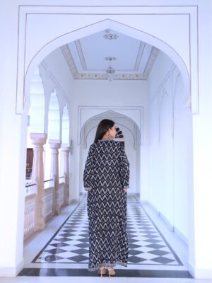 Classic Contrast Dress
