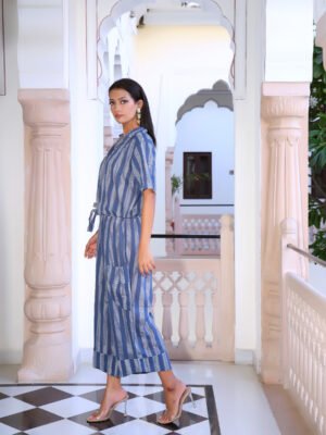 Chic Blue Jumpsuit