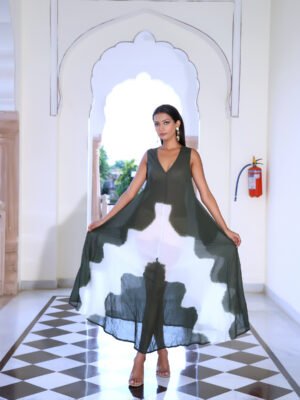 Olive Green Long Dress