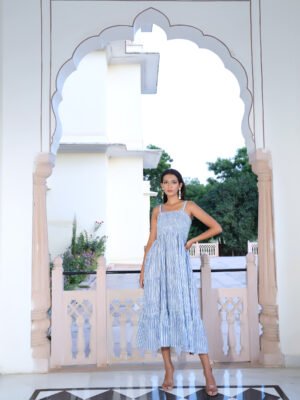 Serene Blue Long Dress