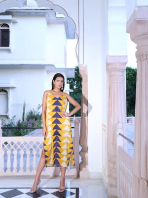Radiant Mustard Long Dress