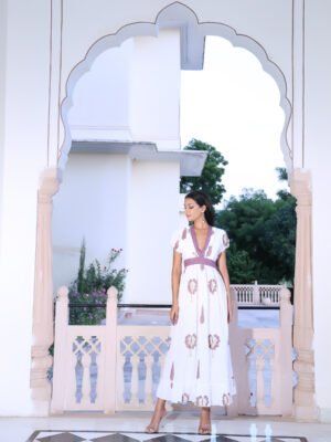 Graceful White Long Dress