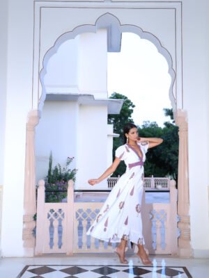 Graceful White Long Dress